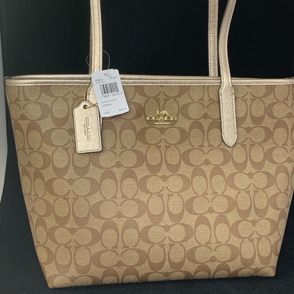 ❌SOLD❌Coach 3-pc SET, leather tote combo - Picture 5 of 8
